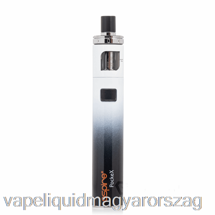 Aspire Pockex Aio Kezdőkészlet [anni] Fekete / Fehér Gradiens Vape E Cigi